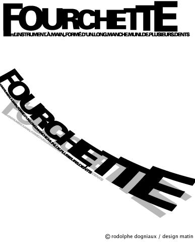 Définition, Typographie, Objets rodolphe dogniaux / design matin / www.design-matin.ovh.org