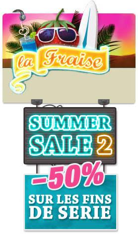 Le retour des soldes chez La Fraise ! Le retour des soldes chez La Fraise !