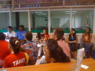 La visite de la JCE Tahiti