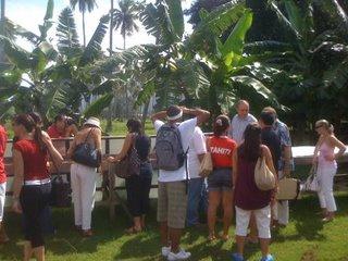 La visite de la JCE Tahiti