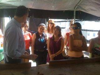 La visite de la JCE Tahiti