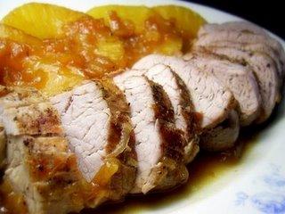 Filet mignon de porc à l'ananas