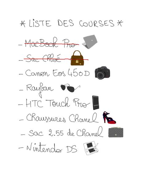 Ca, c'est fait #2 Liste