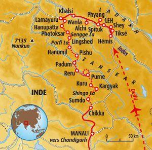 Départ pour la traversée du Zanskar
