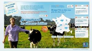 Je soutiens les éleveurs laitiers