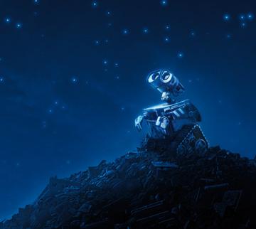 Wall-E in Disney's presentation of Pixar's Wall-E
