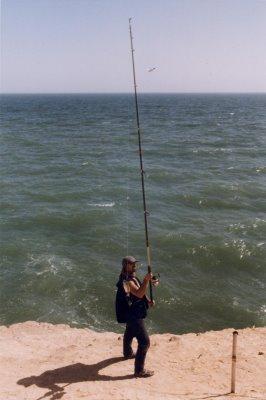 la pêche avec un 4/4 express sériola leurres. jig pêche exotique ect...