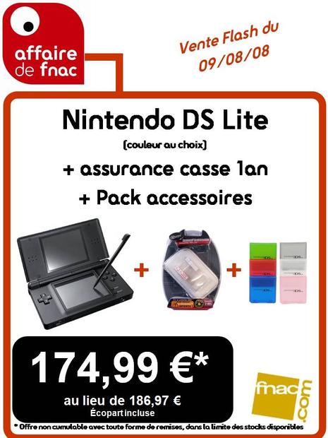 Vente Flash DS Lite du 08.08.08