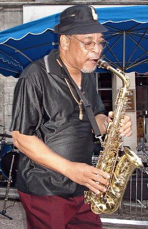 Red Morgan Jazz singer and player of saxo