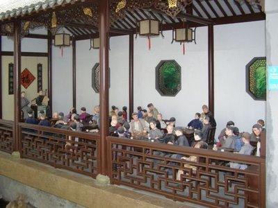 Salon thé, jardin Suzhou gastronomie