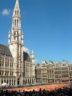 Tapis de fleurs à Bruxelles pour le week-end du 15 août