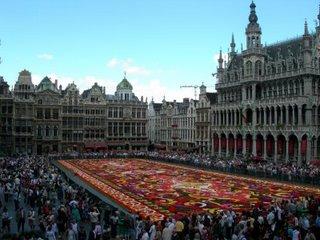 Tapis de fleurs à Bruxelles pour le week-end du 15 août