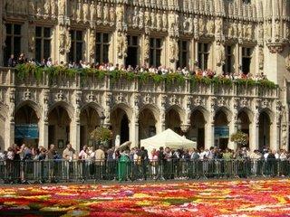 Tapis de fleurs à Bruxelles pour le week-end du 15 août