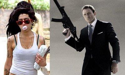 Amy Winehouse part en guerre contre James Bond