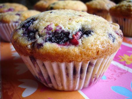 Muffins Myrtille et framboise muffinsmyrtilles