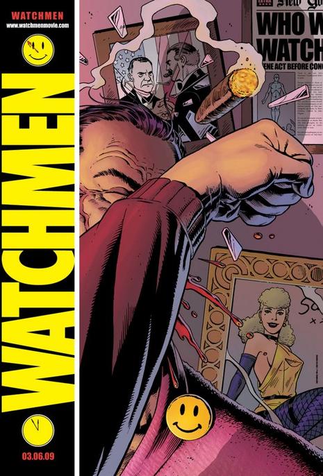 watchmen comic con poster