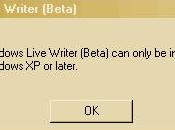 Faites fonctionner Windows Live Writer sous 2000.