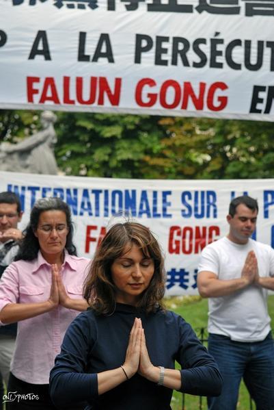 Action et manifestation contre la répression en Chine et au Tibet