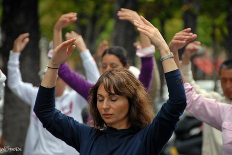 Action et manifestation contre la répression en Chine et au Tibet