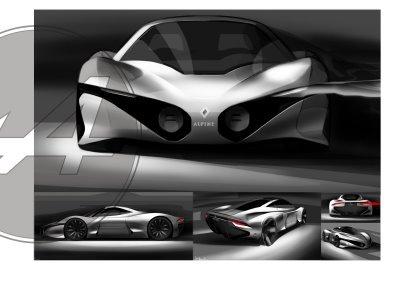 Concept car par Arseny Kostromin