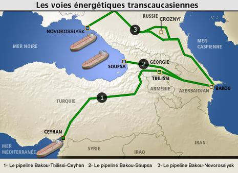 Les voies énergétiques transcaucasiennes