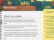 Wordpress: Notepad Chaos theme gratuit