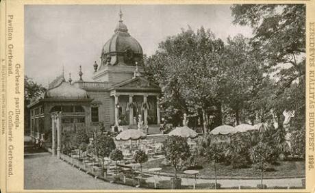 Sur les traces de Sissi à Budapest (11) — Le Pavillon Royal du Városliget / La reine et Gisèle devant le pavillon