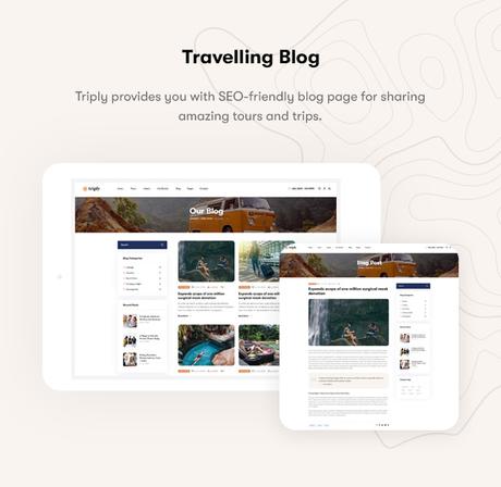 Triply – Thème WordPress pour blog de voyage