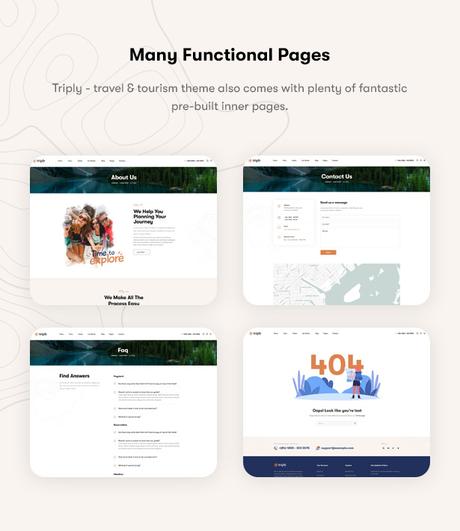 Triply – Thème WordPress pour réservation de visites Triply – Thème WordPress pour réservation de visites
