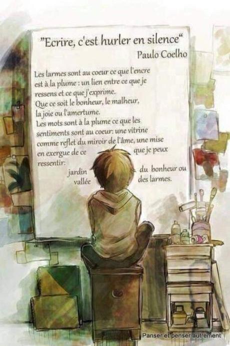 Écrire, c’est hurler en silence Écrire, c’est hurler en silence