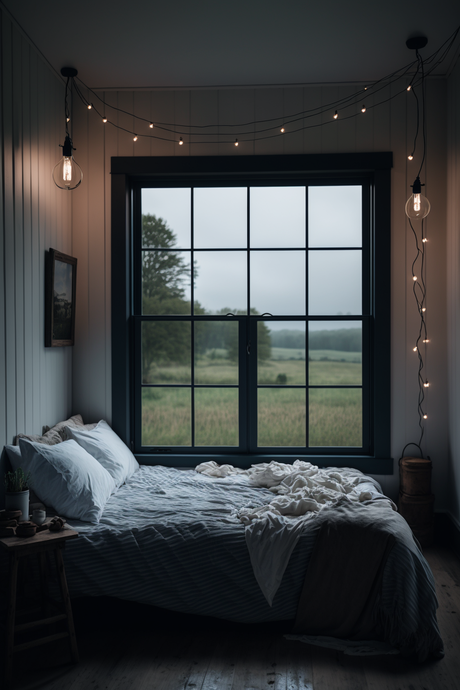Conseils et astuces pour mettre en valeur ses fenêtres mettre en valeur ses fenêtres chambre guirlande lumineuse