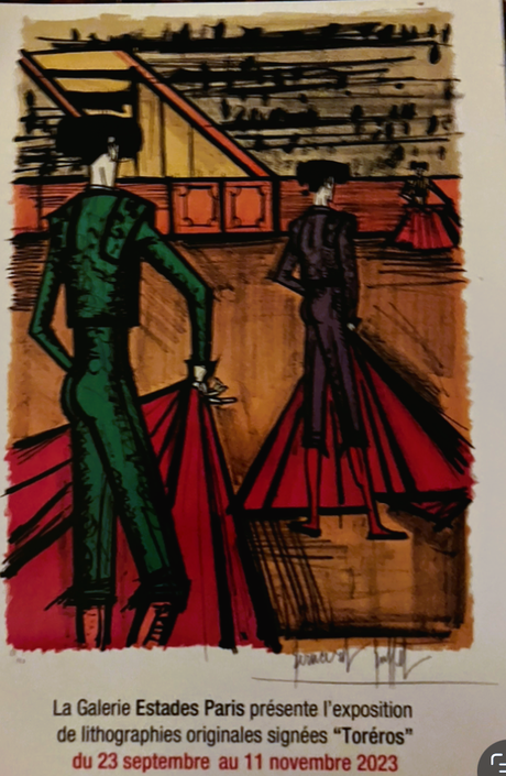 Galerie Estades Paris « Toréros » à partir du 23 Septembre 2023.