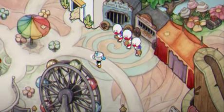 Les écrans de sélection de niveau de jeu vidéo les plus mémorables Mugman voyage dans le monde 2 de Cuphead