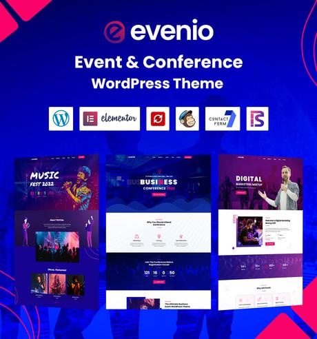 Evenio – Événement Conférence WordPress – 2
