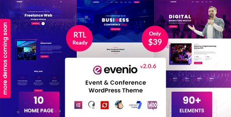 Evenio – Événement Conférence WordPress