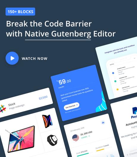 Front – Thème WordPress professionnel polyvalent Avant Gutenberg