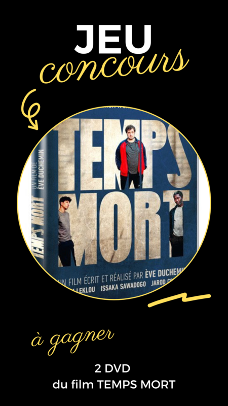 CONCOURS: 2 DVD de Temps Mort d’Eve Duchemin à gagner Story instagram Concours Minimaliste Rouge jaune (9)