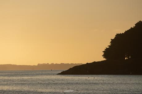 Coucher de soleil dans le golfe du Morbihan