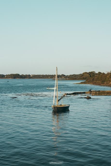 Coucher de soleil dans le golfe du Morbihan