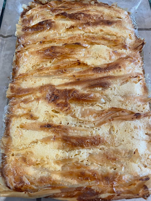 Muakacha ou Crinkle Cake (Gateau froissé à la  pâte  filo )