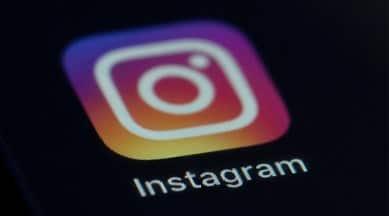 Gros plan d'une icône Instagram sur un affichage numérique