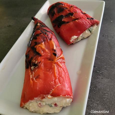 Poivrons pointus farcis à la ricotta