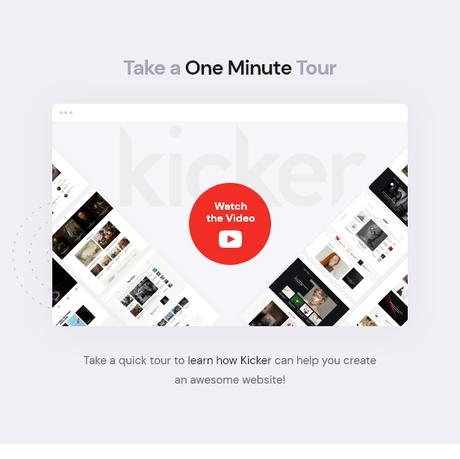 Kicker – Thème WordPress polyvalent pour blog et magazine + Gutenberg Description