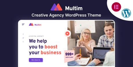 Multim – Thème WordPress pour agence créative