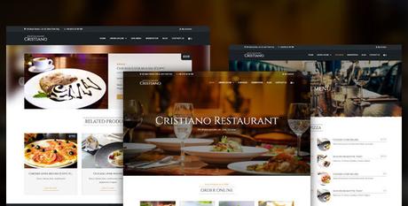 Cristiano – Thème WordPress pour restaurant Cristiano – Thème WordPress pour restaurant