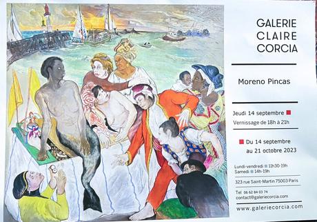 Galerie Claire Corcia  «  » Moreno Pincas «  » depuis le 14 Septembre 2023.