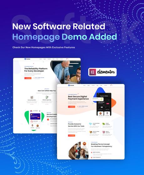 Softek – Thème WordPress pour logiciels et solutions informatiques softek nouvelle démo ajoutée 17-18