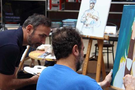 Live painting à Plougabulles