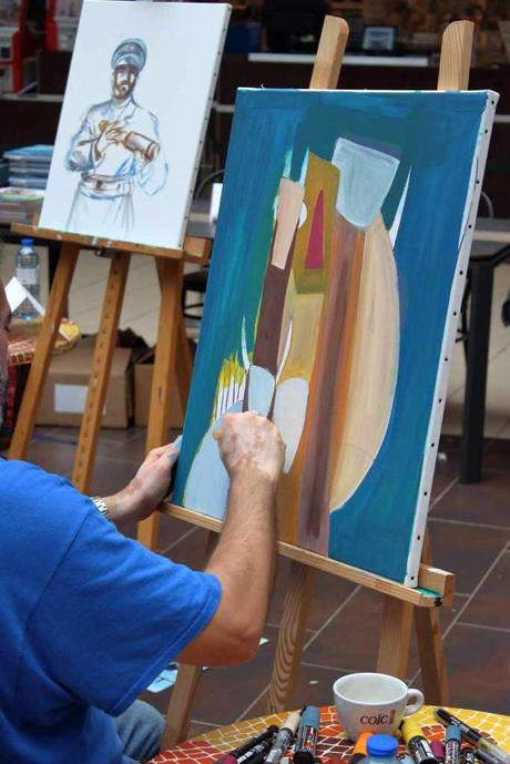 Live painting à Plougabulles
