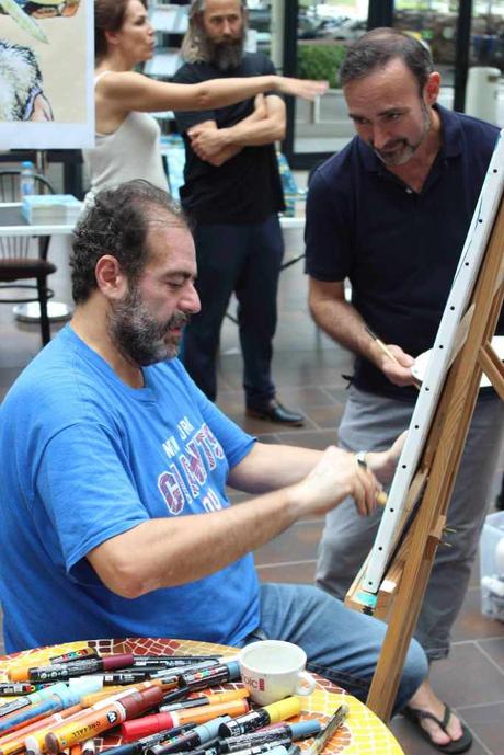 Live painting à Plougabulles